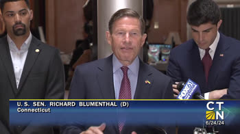 Click to Launch Capitol News Briefing with Lt. Gov. Bysiewicz , U.S. Senator Blumenthal, Secretary of State Thomas and State Treasurer Russell on the 2nd Anniversary of the U.S. Supreme Court's Ruling on Dobbs v. Jackson Women's Health Organization